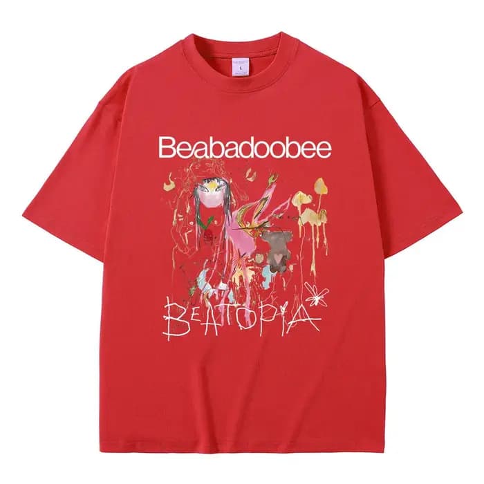 Beabadoobee-T-Shirt à Manches Courtes en Pur Coton pour Homme et Femme, Streetwear Décontracté à la