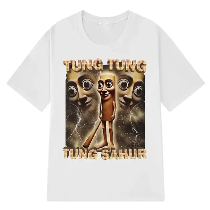 Tung Sahur T-shirt imprimé graphique pour hommes