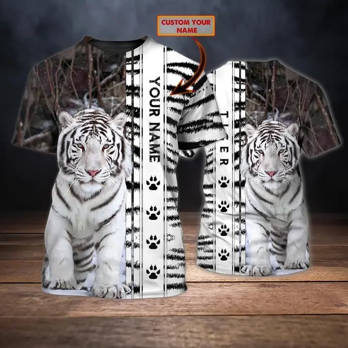PLstar Cosmos Animal tigre nom personnalisé 3D imprimé été hommes T-shirt Harajuku décontracté unisexe à manches courtes hauts DW74