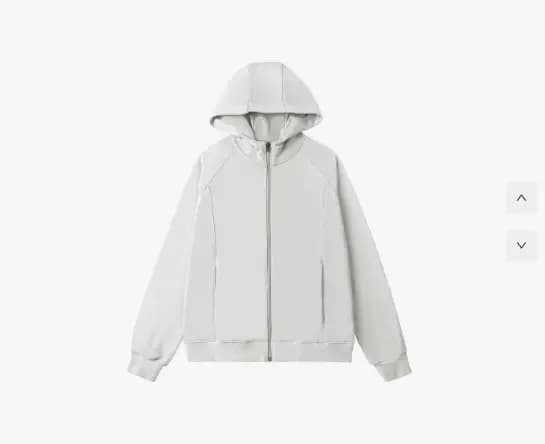 Veste à capuche en pur coton pour femmes