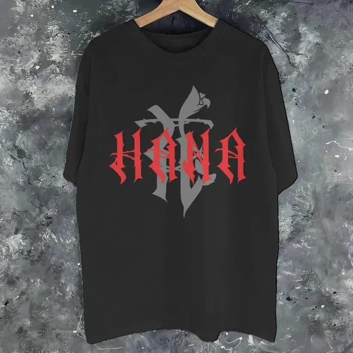 T-shirt hana all in japan band pour hommes et femmes, 100% coton, vêtements, nouvelle collection