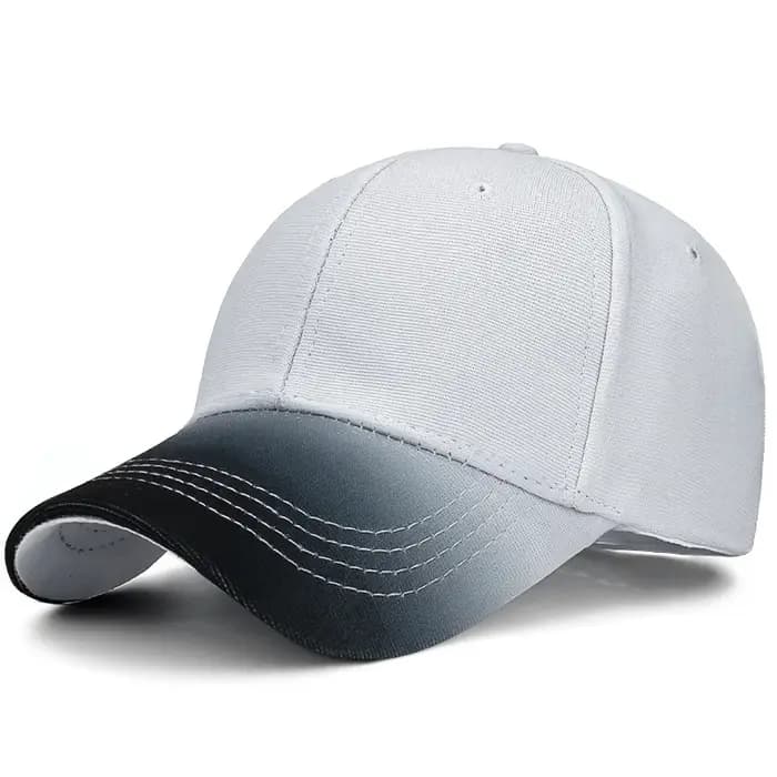 Casquette de Baseball avec votre propre Logo, dégradé de couleur unie, grande tête, Sports de plein
