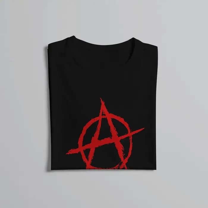 T-shirt rouge en polyester pour hommes