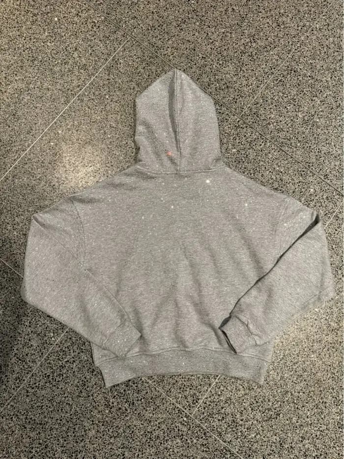 Nouveau sweat à capuche zippé imprimé numérique ciel étoilé diamanté style American High Street pour l'automne 2026