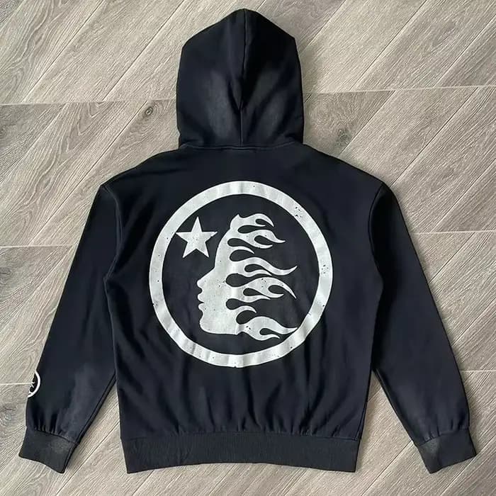 Sweat à capuche HS Uniform Big Logo Wash Water Heavy Industry