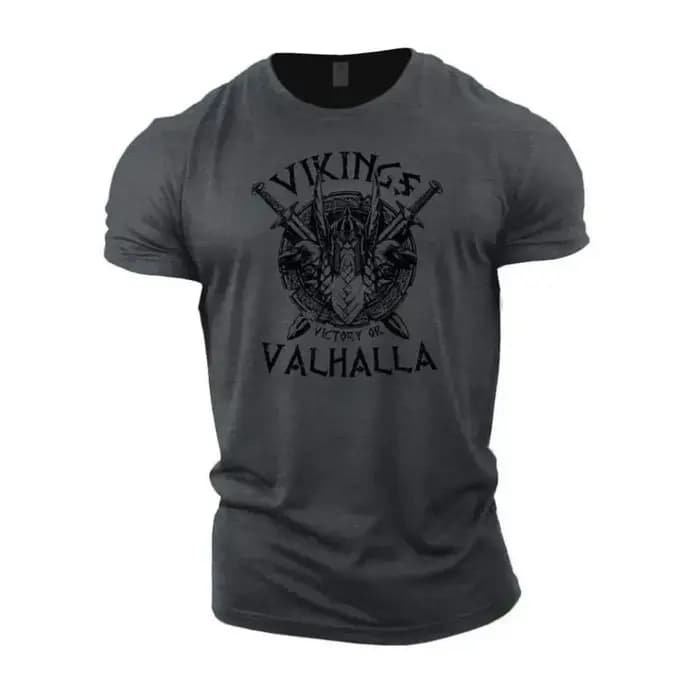 T-shirt col rond pour hommes, respirant et confortable, à la mode, pour entraînement musculaire, let