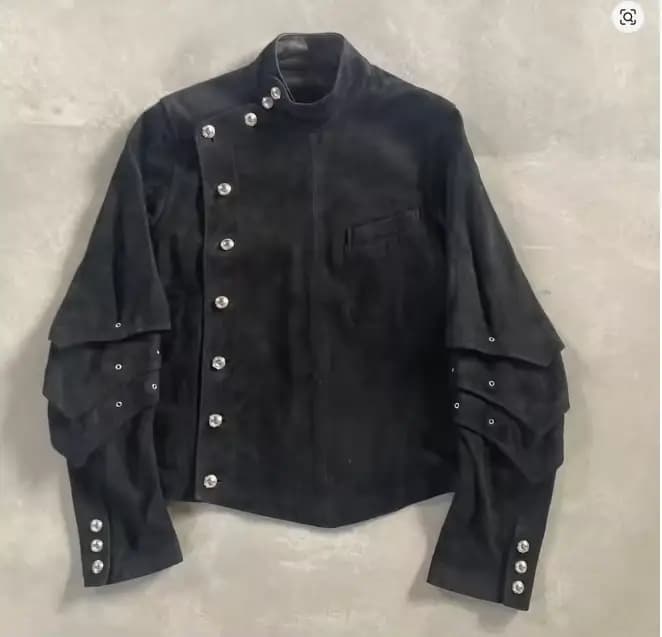 Veste noire pour homme style streetwear