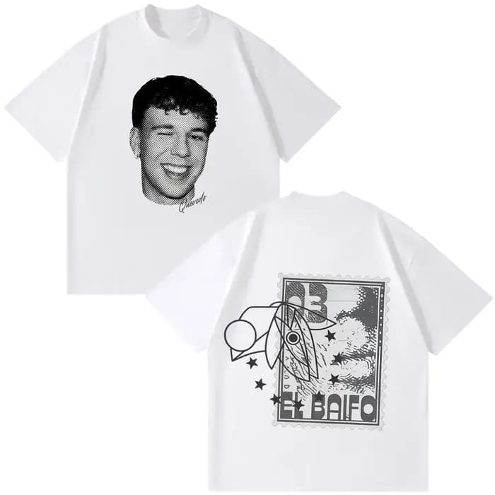 T-shirt graphique QUEVEDO EL BAIFO Album 2026 Tour pour hommes et femmes