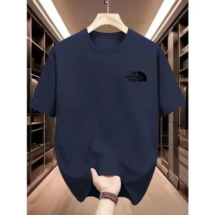 T-shirt à manches courtes et col rond pour hommes