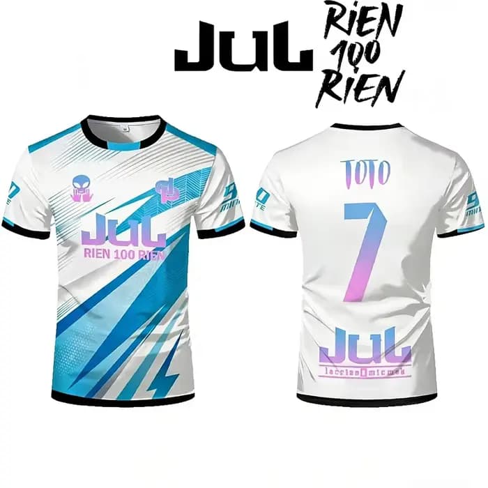 T-Shirt imprimé JUL Toto Ninetta pour hommes et femmes