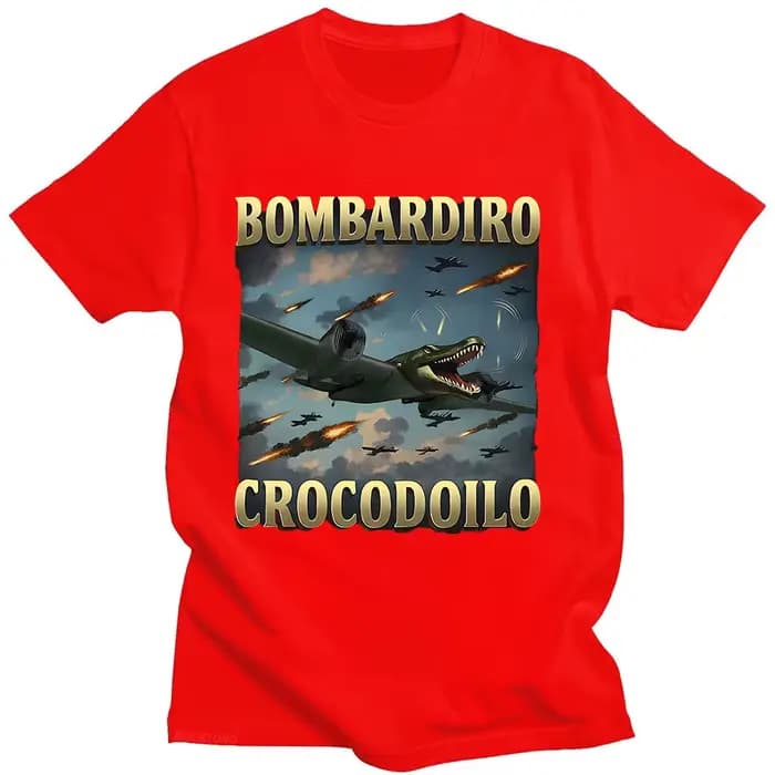 Bombardiro Crocodile drôle cerveau confort t-shirts bizarre Meme