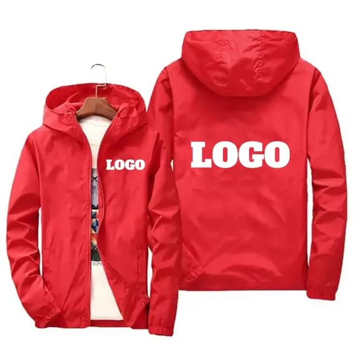 Veste d'automne avec Logo de marque personnalisé pour homme