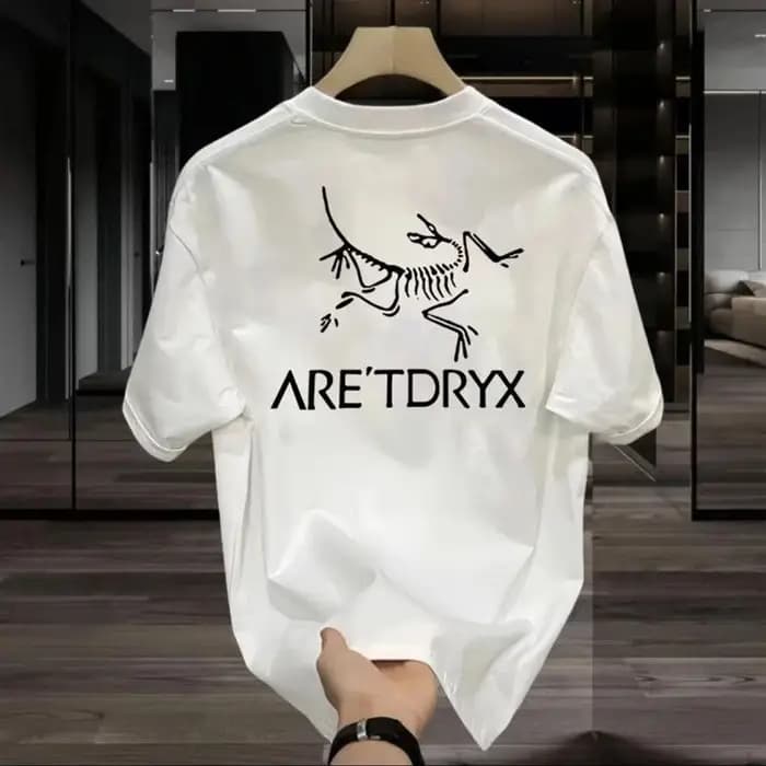 Nouveau T-shirt d'été 2026 pour homme en pur coton épais de haute qualité avec motif imprimé, élégan
