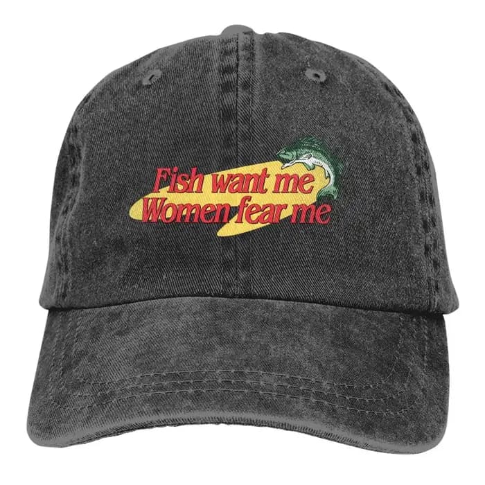 Fish Want Me – casquette de Baseball classique pour femmes