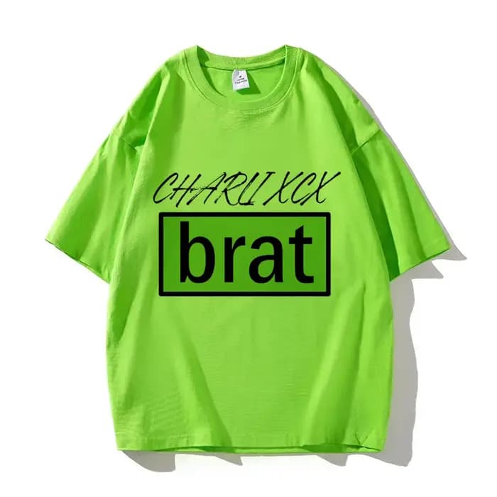 Charli Xcx Brat t-shirt femmes manga t-shirt fille manga vêtements de créateur