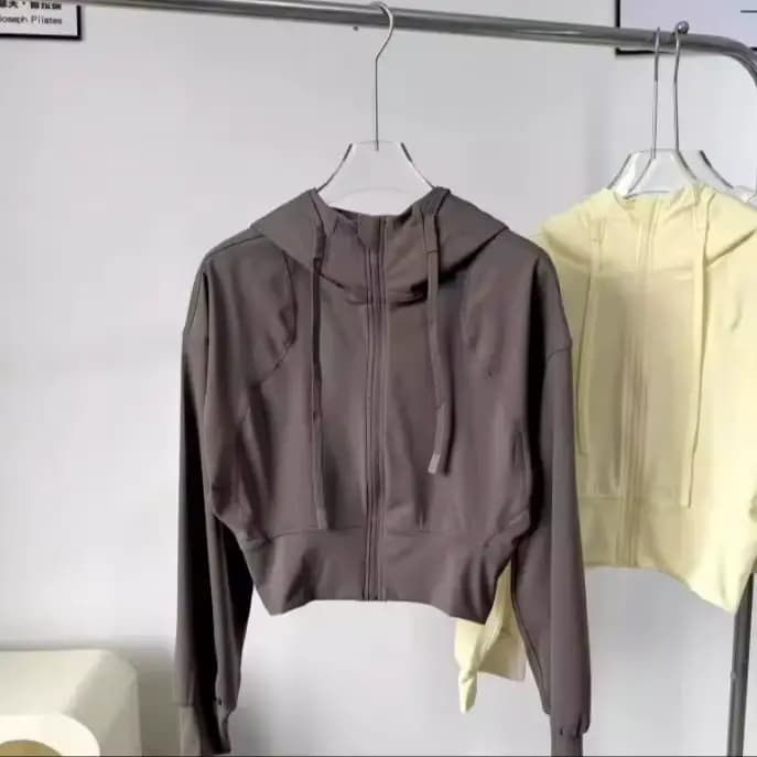 Veste décontractée à capuche pour femme, veste de sport ample pour l'extérieur