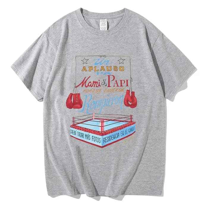 T-shirt Bad Bunny DTMF 2026 pour hommes et femmes