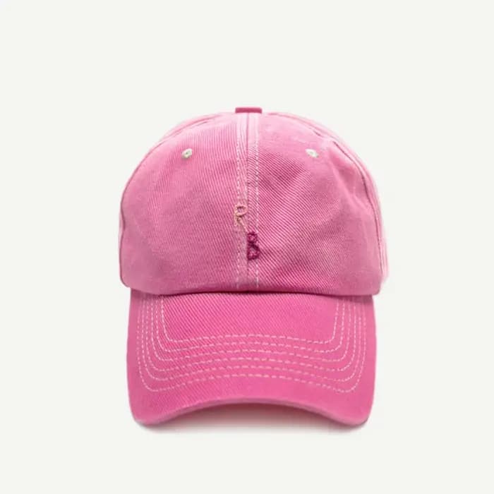 Casquette de baseball monogramme décontractée en coton pour hommes et femmes