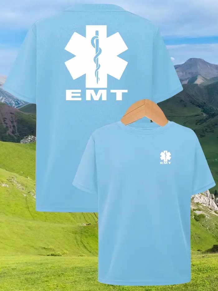 T-shirt à col rond pour homme, haut à manches courtes, imprimé, tendance, décontracté, polyvalent, respirant, style minimaliste, manches courtes