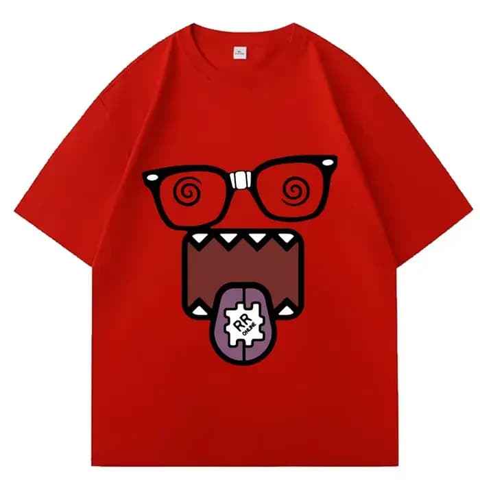 T-shirts Domo Kun Funny Meme pour hommes et femmes