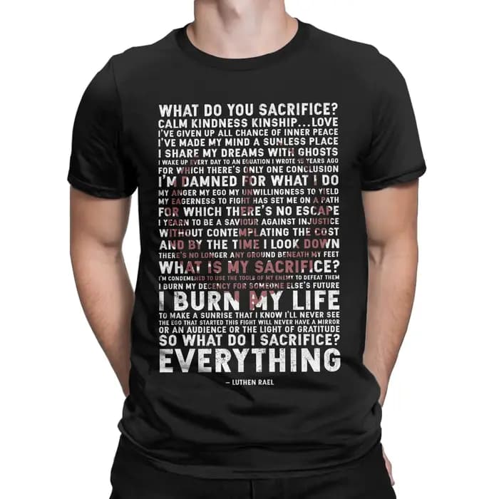 Luthen's Speech Andor T-shirts pour hommes 100% coton
