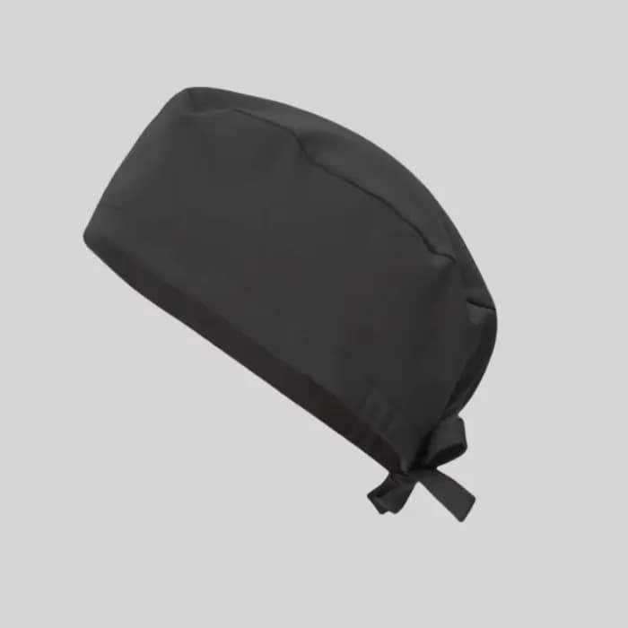 Casquettes de gommage bleu foncé avec bouton réglable à nouer au dos, chapeaux de travailleurs profe