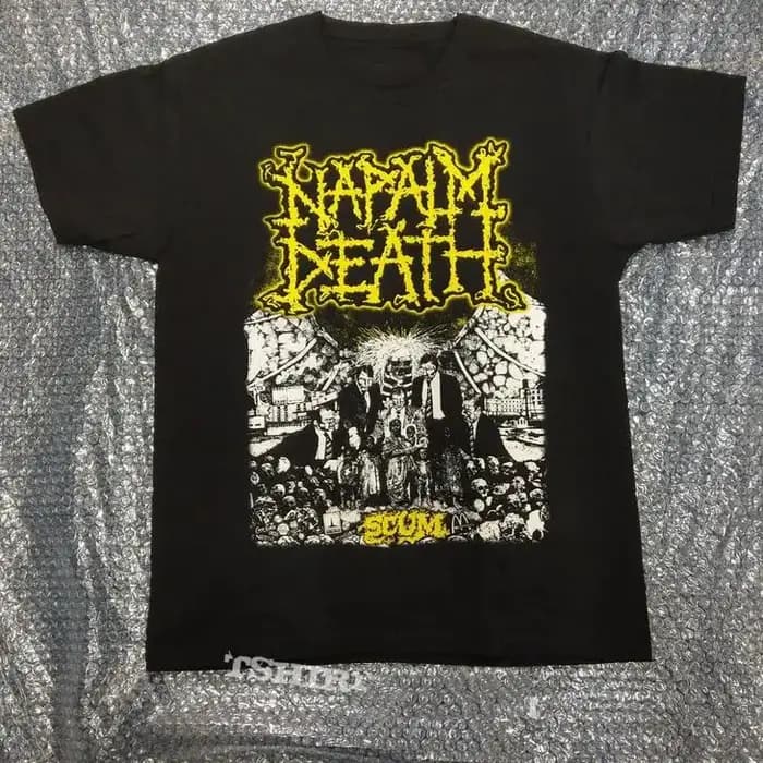 Napalm écume morte t-shirt coton pour hommes femmes