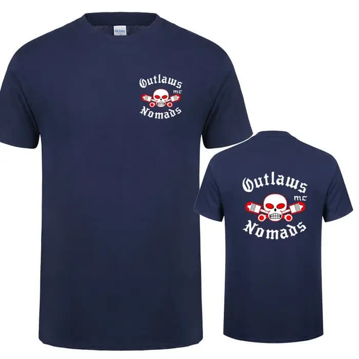 MC Outlaws Nomads T-shirt t-shirts hommes nouvel été à manches courtes coton