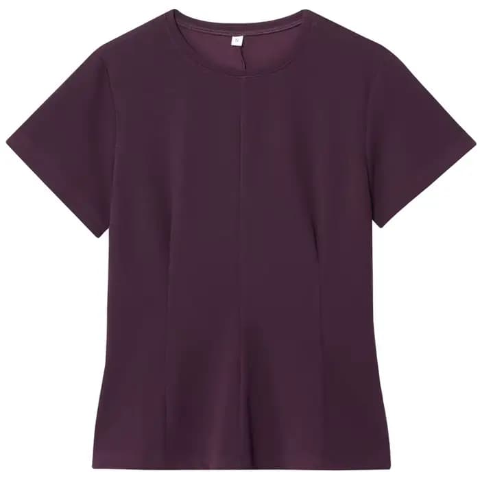 HXAO t-shirt femme jaune violet haut femmes été 2025 décontracté hauts à manches courtes col rond coupe ajustée