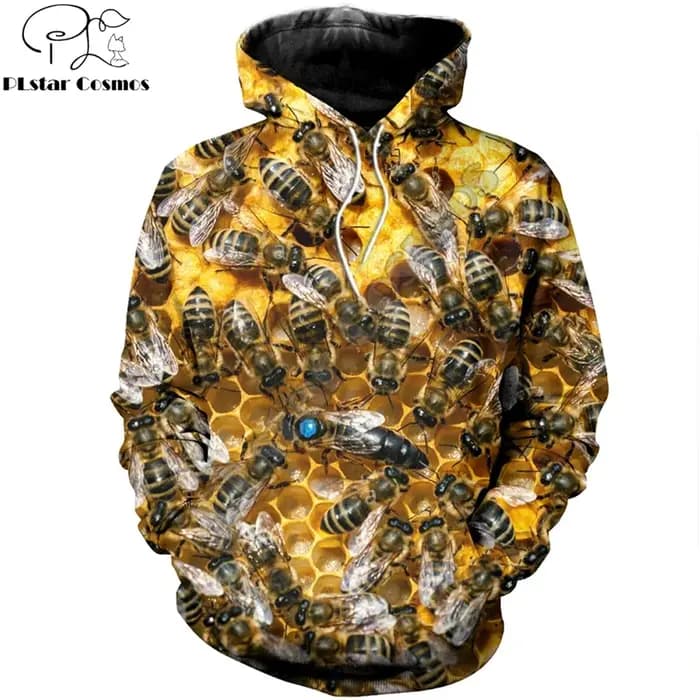 Old Time équation Keeper 3D imprimé hommes sweat à capuche pur miel brut Harajuku mode