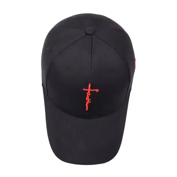 Casquette de baseball décontractée avec broderie croisée anglaise