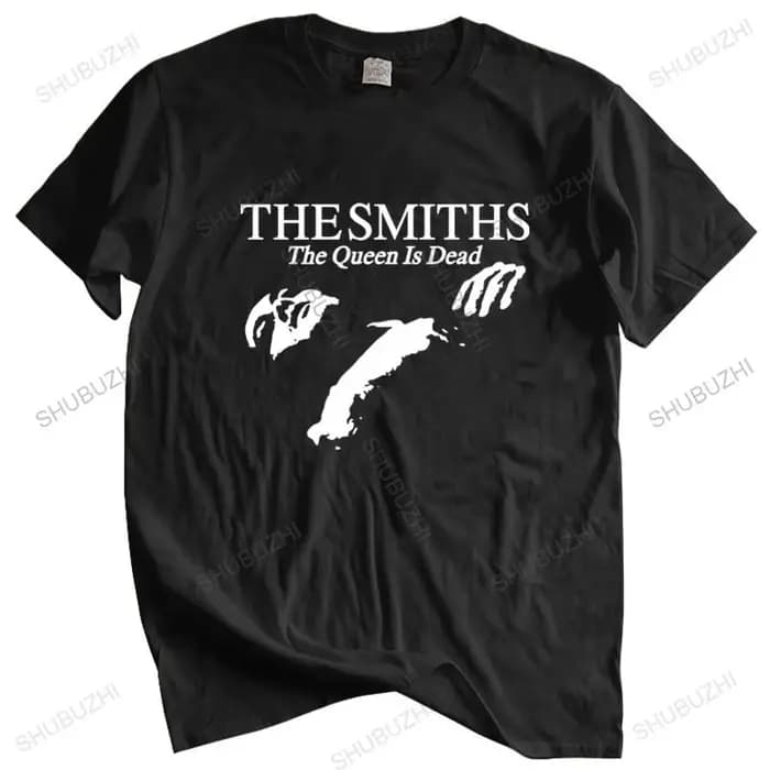 T-shirt d'été pour hommes de la marque teeshirt The smith «The Queen Is Dead»-T-shirt Indie des années 1980