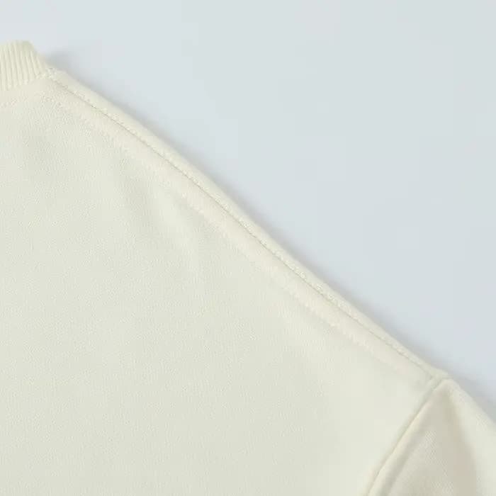 Sweat à capuche à col rond à la mode avec logo imprimé personnalisé