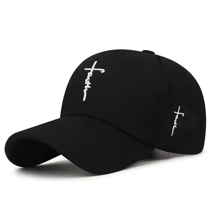 Casquette de baseball décontractée avec croix anglaise brodée pour hommes et femmes