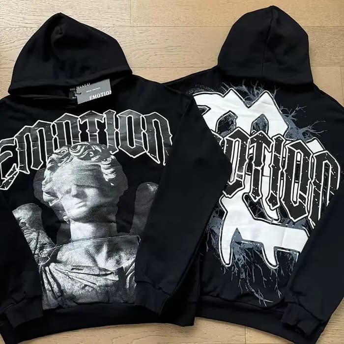 Sweat à capuche EMOTION mixte pour hommes et femmes