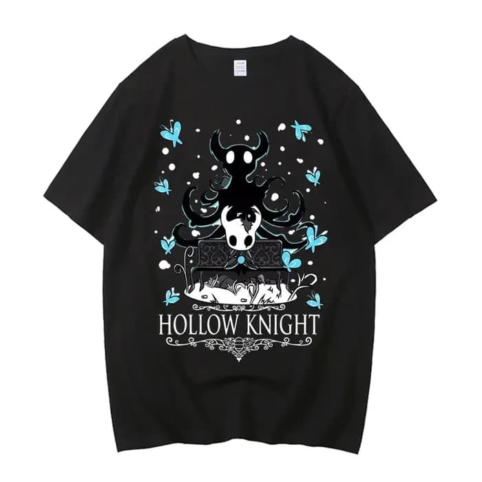 T-shirt Hollow Knight en coton pour hommes, de haute qualité, culture pop, punk, t-shirt numérique, anime classique, ChimUniversity, harajuku