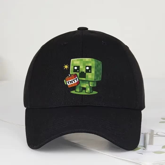 Casquette de baseball à motif Creeper | Casquette Hip-Hop unisexe, légère et ajustée, idéale pour