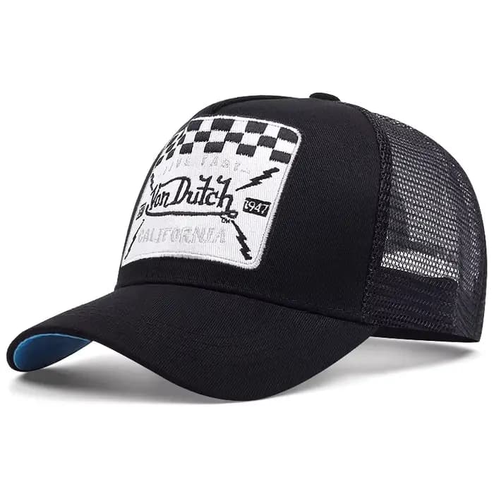 Casquette de baseball décontractée VON respirante avec broderie alphabet