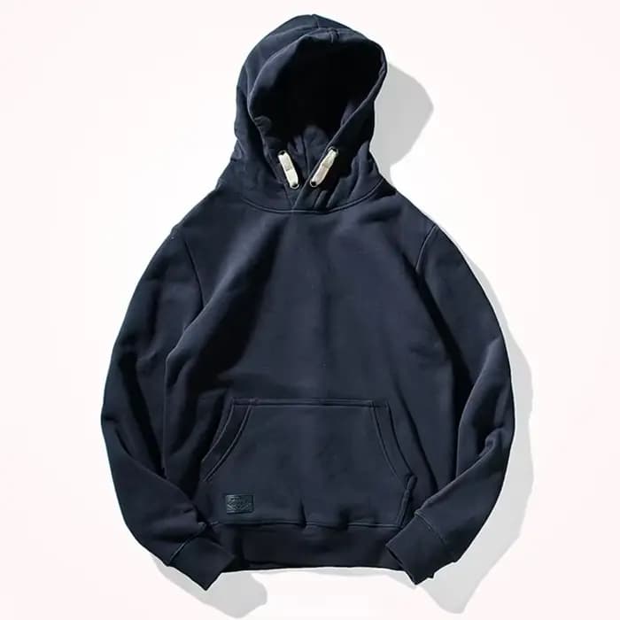 Rappile-Sweat à capuche cercle en laine épaisse pour hommes