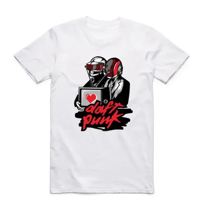 2019 Daft Punk hommes femmes t-shirt été à manches courtes groupe de musique française