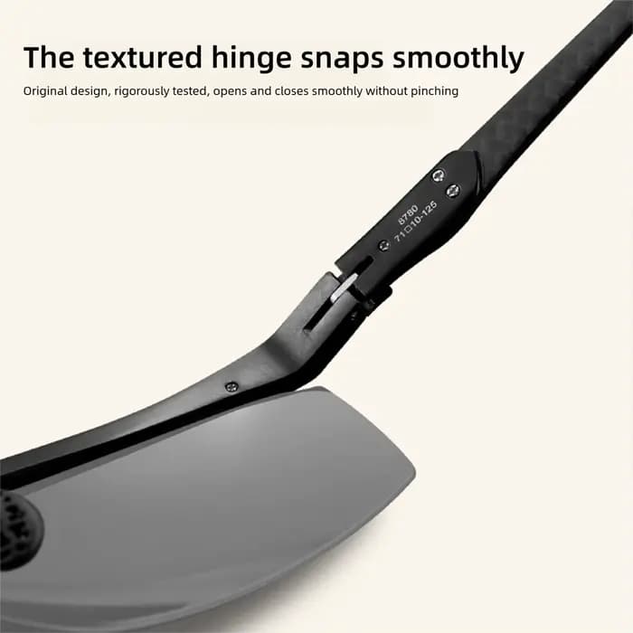 CAPONI – lunettes de soleil polarisées pour hommes, sport, conduite, photochromique, UV400, Alumini