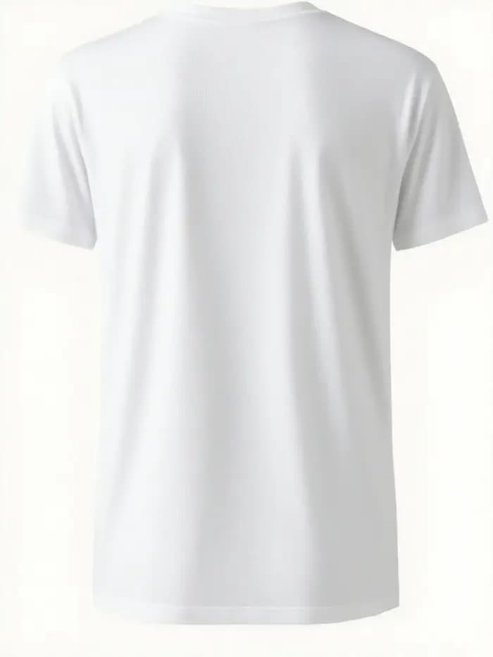 T-shirt pour homme à motif tropical palmier coucher de soleil