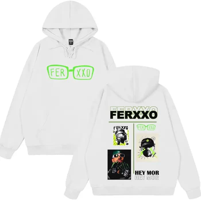 Sweat-shirt à capuche imprimé Rapper Feid Ferxxo Tour 2026 pour hommes et femmes