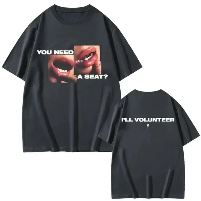 2025 Billie Hit Me dur et doux T-Shirt hommes femmes à manches courtes coton t-shirts de haute qualité Streetwear Y2k hauts vêtements d'été
