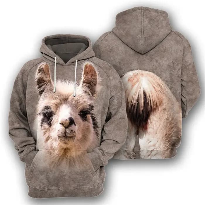 Sweat à capuche imprimé en 3D pour homme