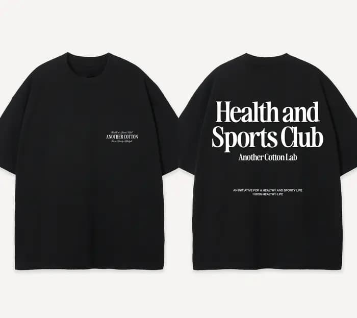 T-shirt Oversize Club Santé et Sport – Nouveau