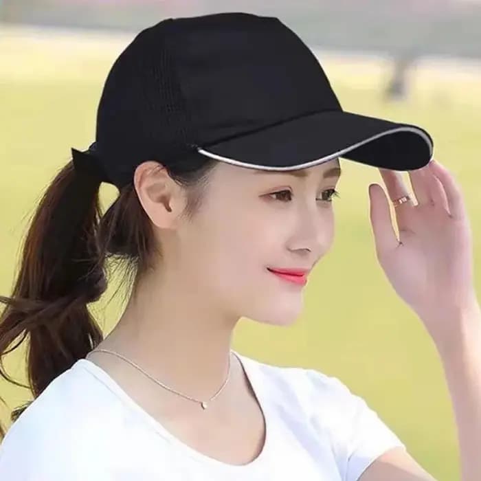 Casquette de baseball Hip-Hop AmaBe 1 pièce avec impression de lettres dorées