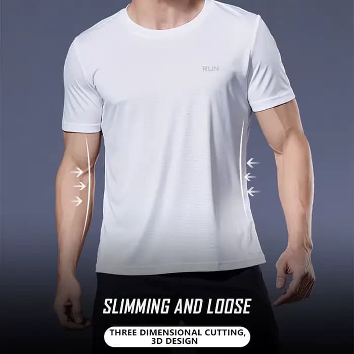 T-shirt basique à col rond pour homme
