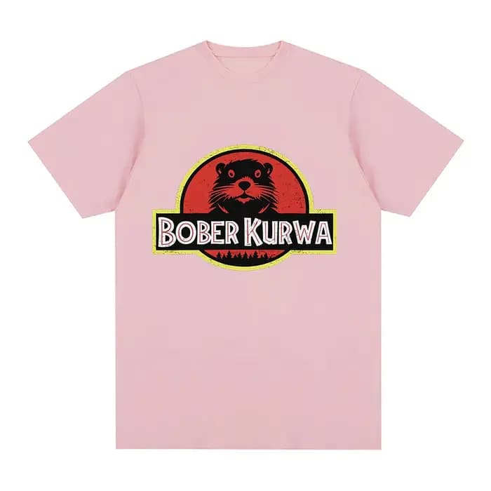 Bober Kurwa Bobr drôle Meme graphique T-shirt hommes femmes mode Hip Hop manches courtes T-shirts amples 100% coton