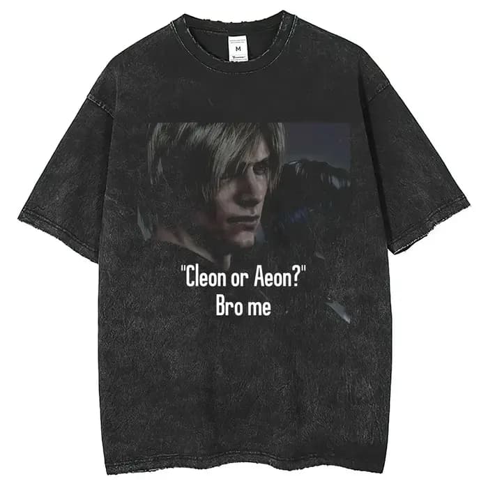 T-shirt à manches courtes en coton lavé vintage pour hommes